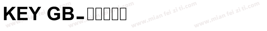 KEY GB字体转换